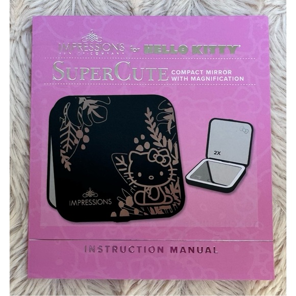 NEW Impressions Hello Kitty® Supercute Compact Mirror with Magnification - Picture 17 of 17